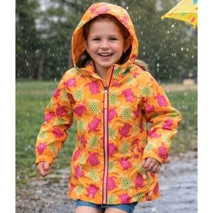 LL Bean Youth Sea Turtle Discovery Rain Jacket Size 5-6 Adventure Windbreaker